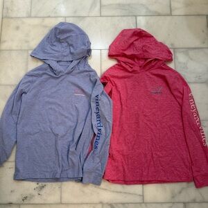 Vineyard Vines Kids' Hoodie Set - Light Blue and Pink